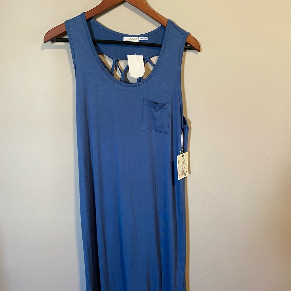 Blue summer dress - MEDIUM